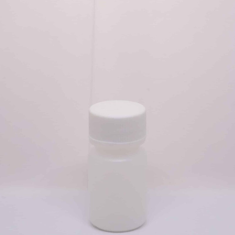 צנצנת 10 מ"ל HDPE פייה 20 מ"מ טבעי